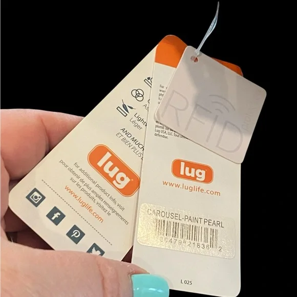 Lug Carousel Bag in Paint Pearl – Lightweight Travel Crossbody – NWT - Picture 16 of 16